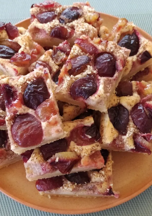 Szilvás pite tojás nélkül #gluténmentes#tejmentes#cukormentes#tojásmentes