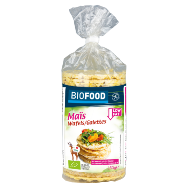 Biofood kukoricakekszek lenmaggal BIO