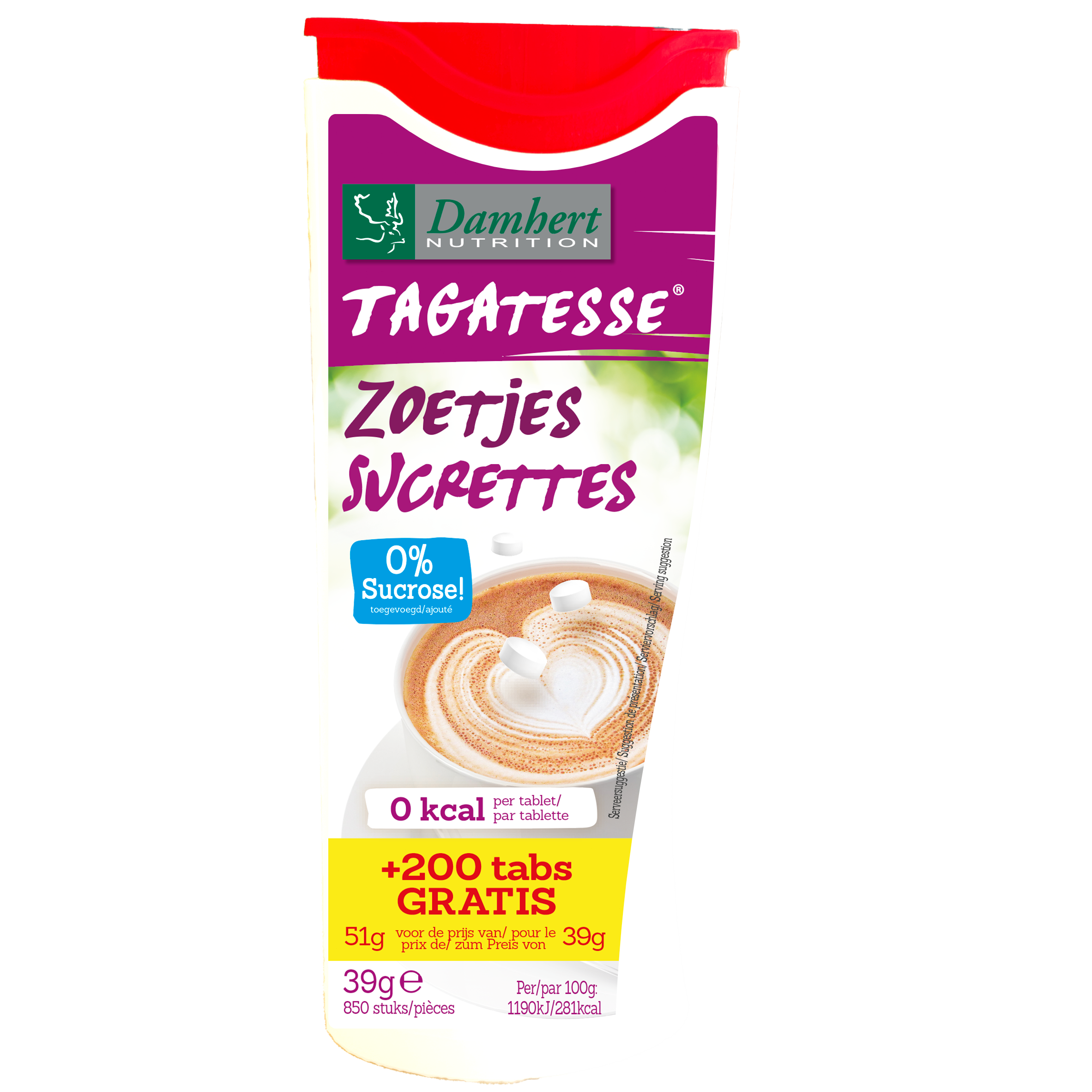 Tagatesse asztali édességadagoló
