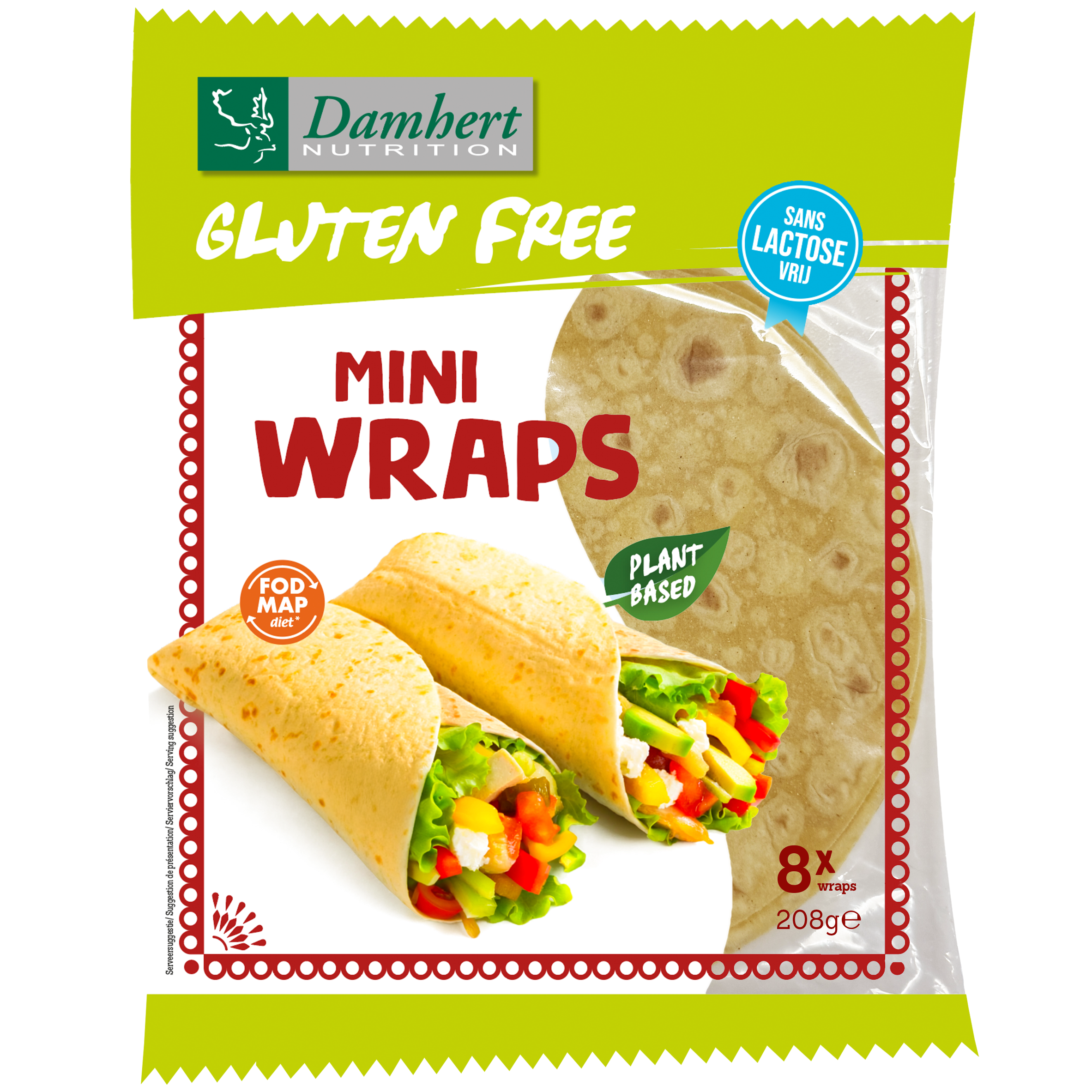 Gluténmentes mini wrapok