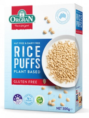 Gluténmentes Reggeliző pehely, kukoricamentes  - Cereals Rice Puffs