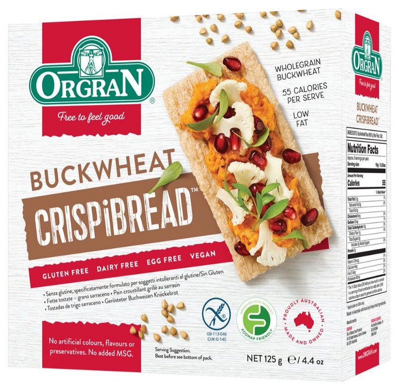 Gluténmentes Ropogós lapkenyér hajdinás - Buckwheat Crispibread