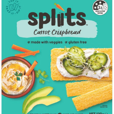 Gluten-free Crispy crispbread - carrot