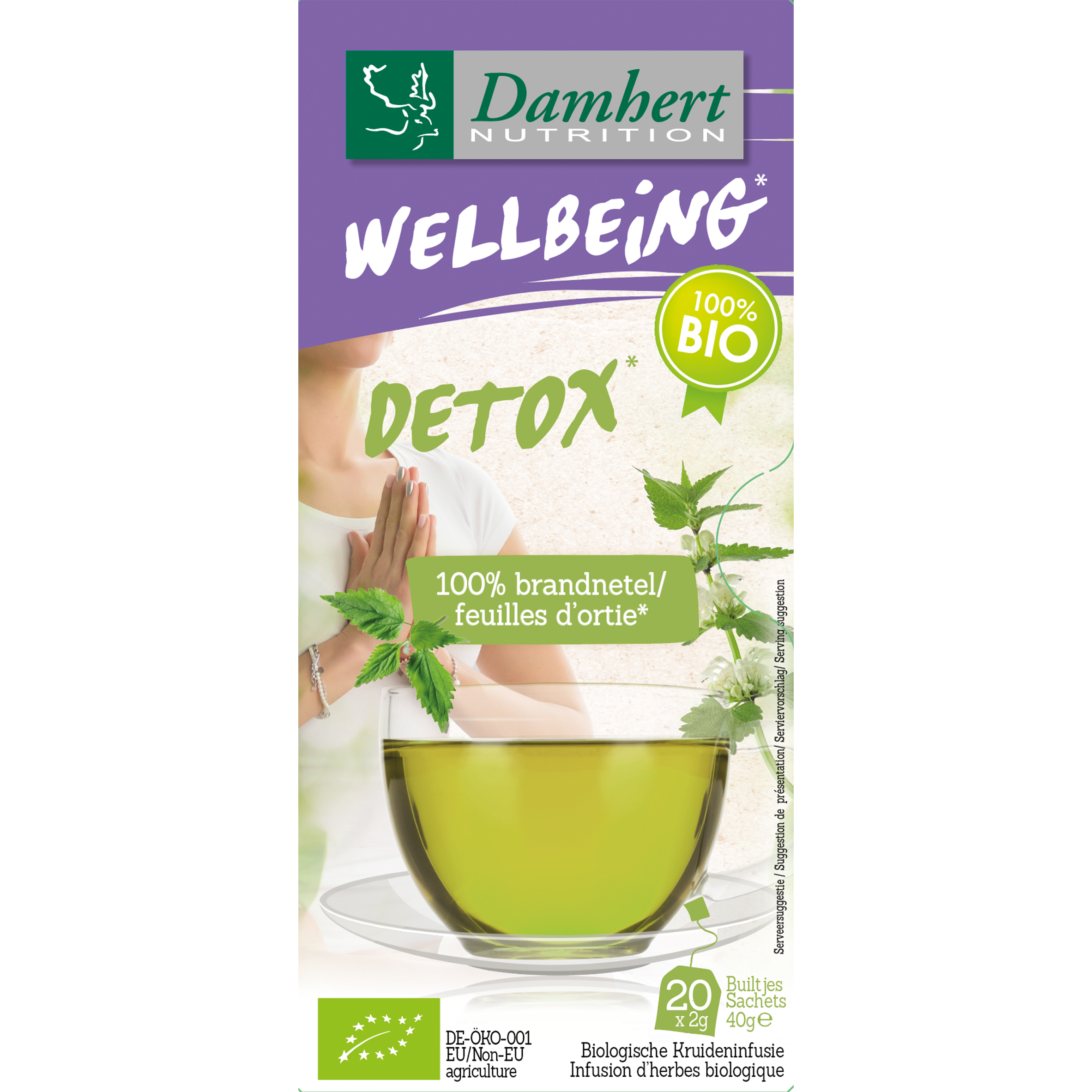 Wellbeing Tea Detox Csalán BIO