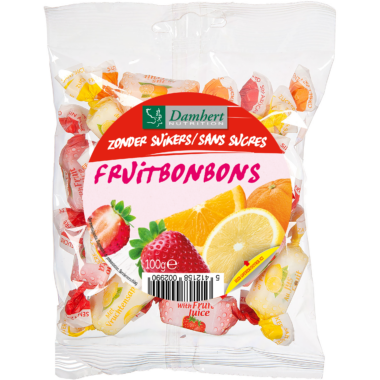 Cukormentes gyümölcsbonbonok