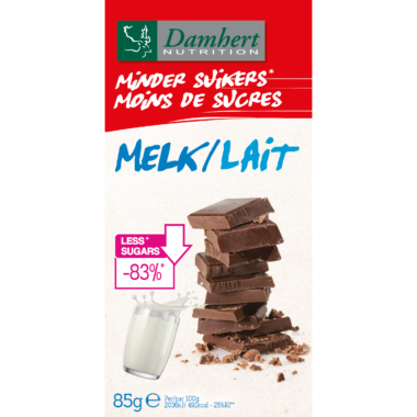Hozzáadott cukor nélkül készült csokoládé tabletta tejjel