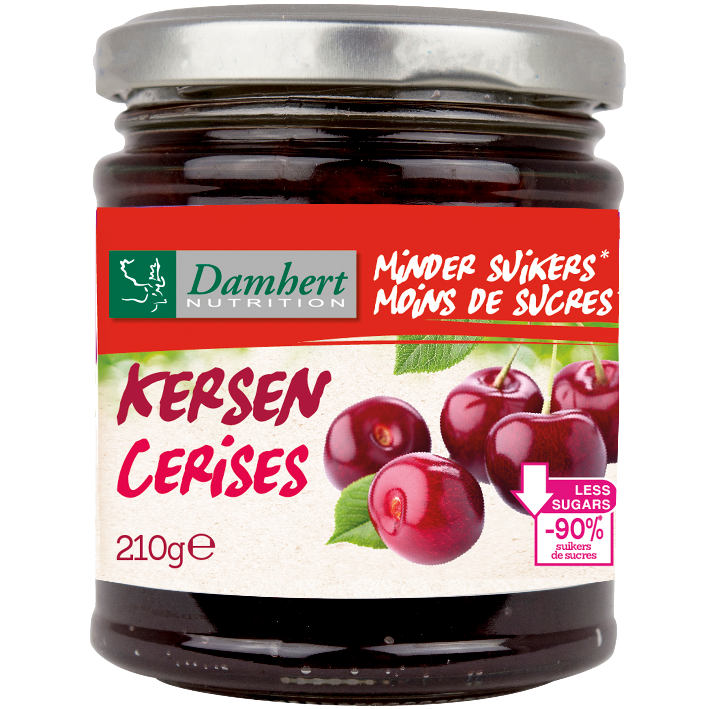 Hozzáadott cukor nélkül Cseresznye lekvár