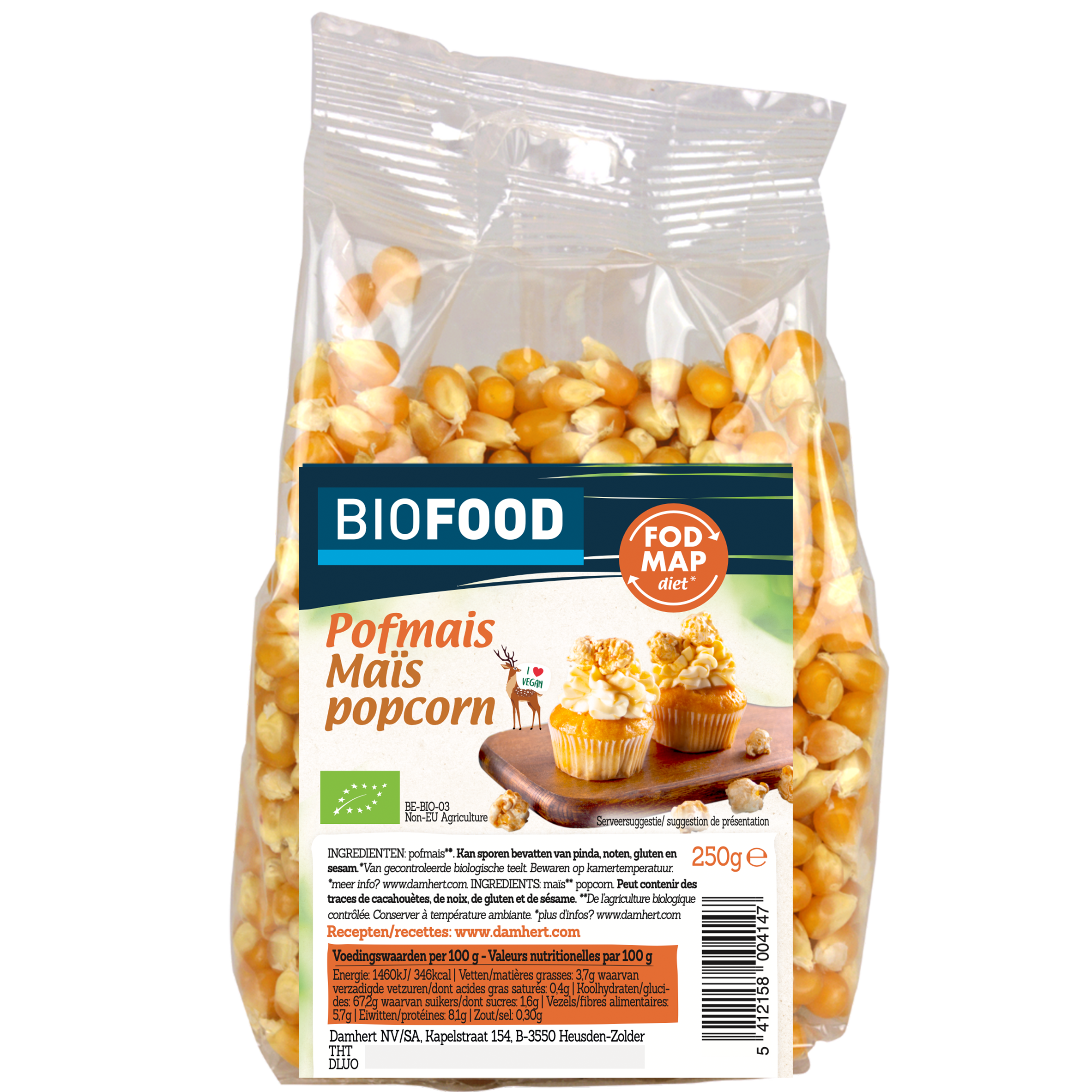 Biofood Popcorn BIO