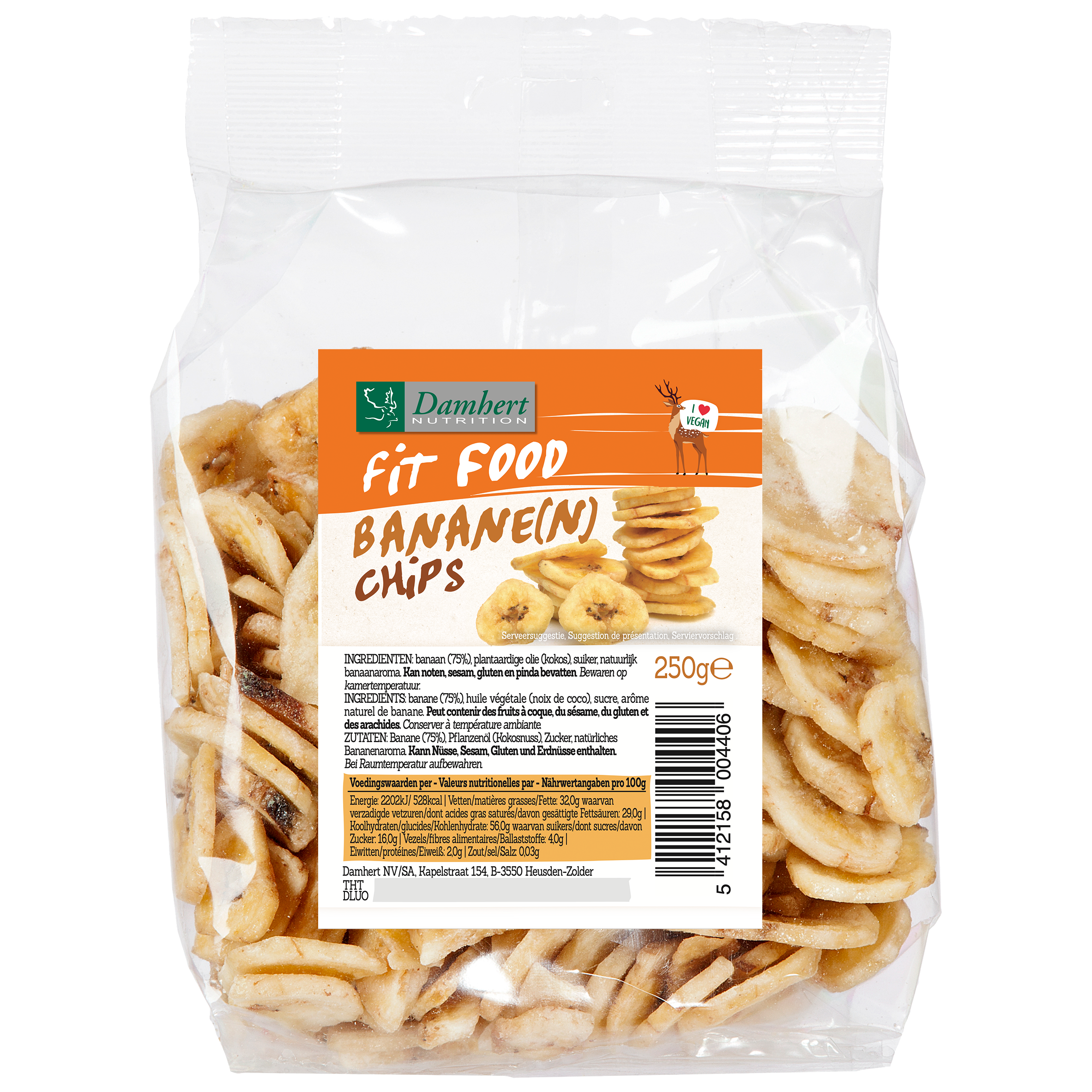 Fit Food banán chips
