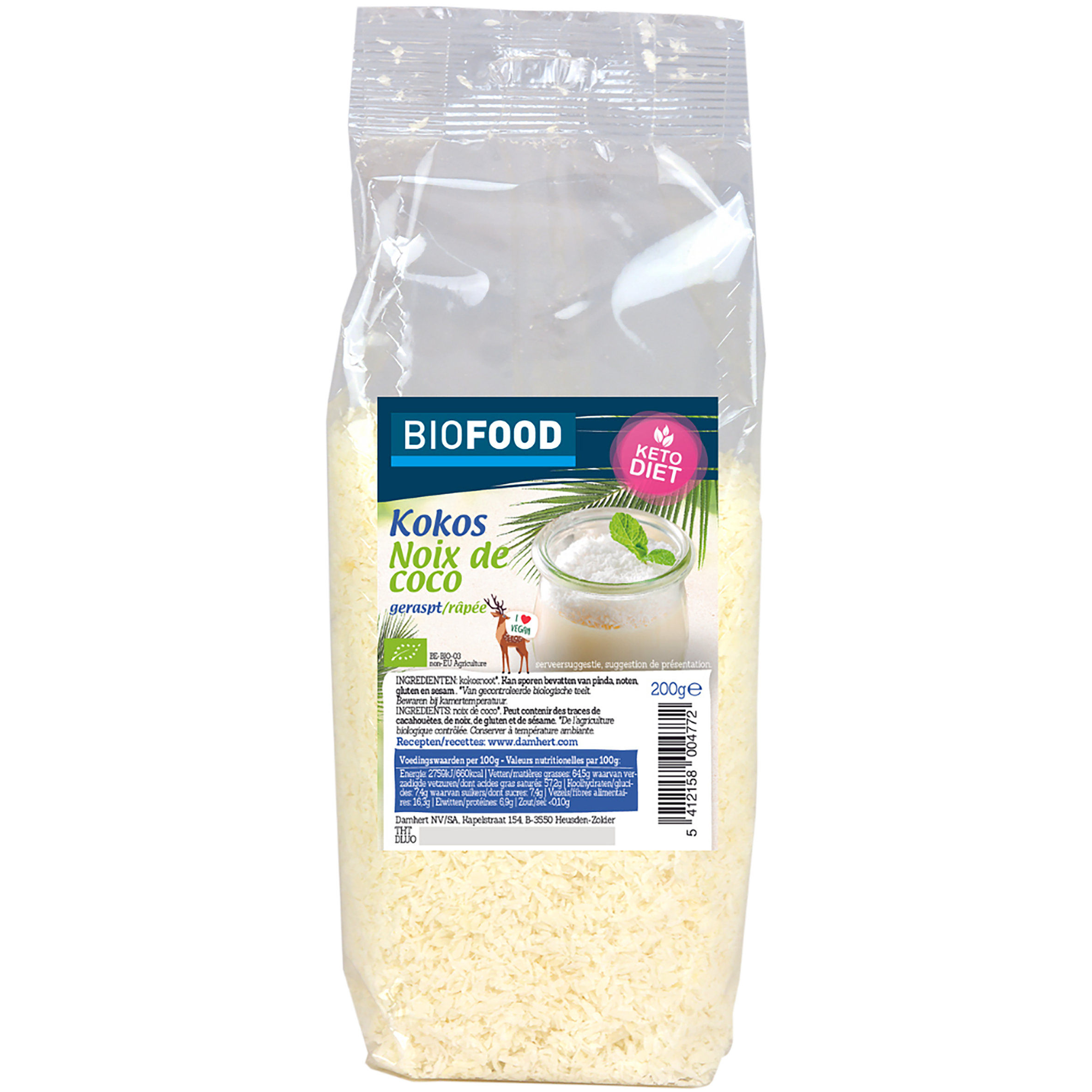 Biofood reszelt kókusz BIO