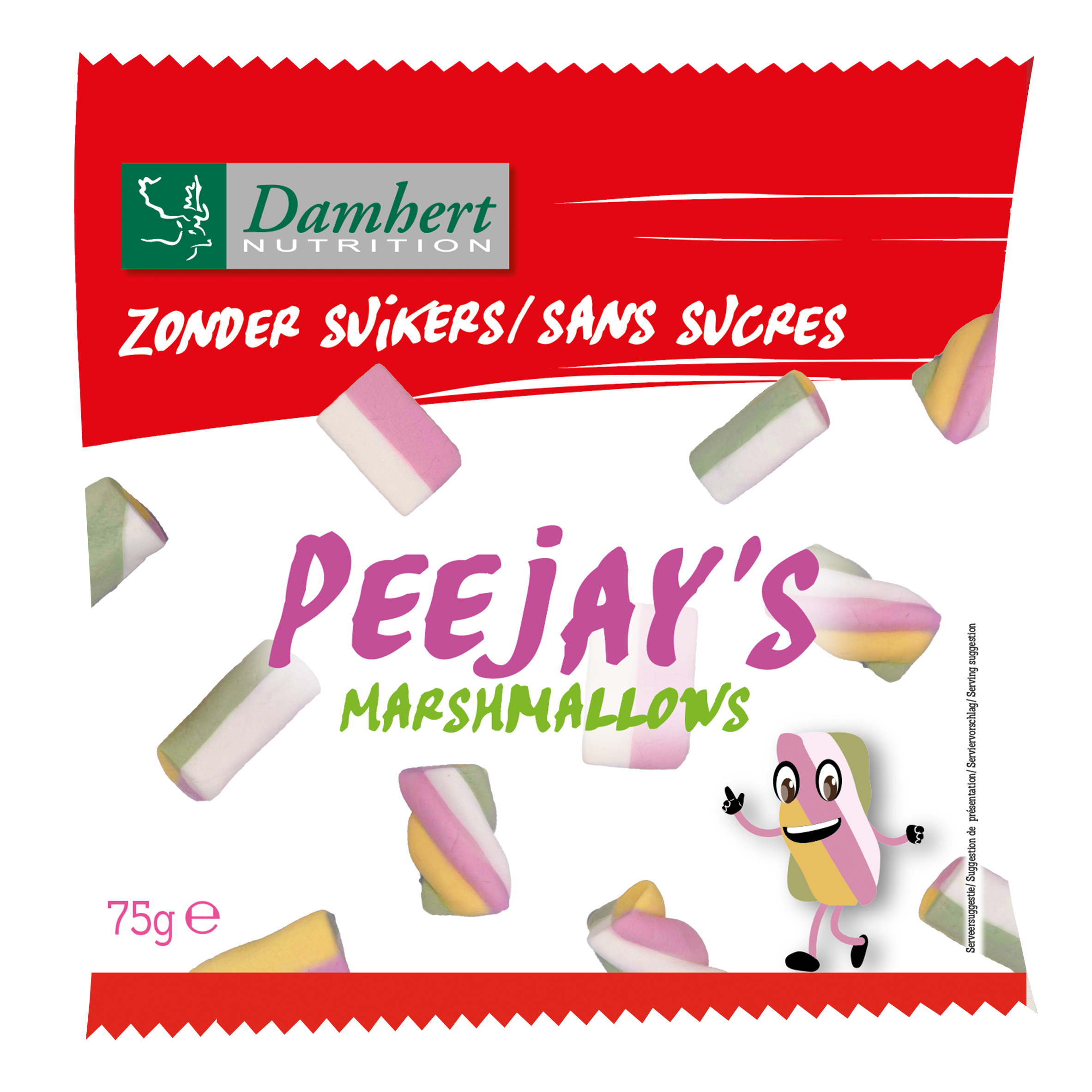 Cukor nélkül Peejay's Marshmallows