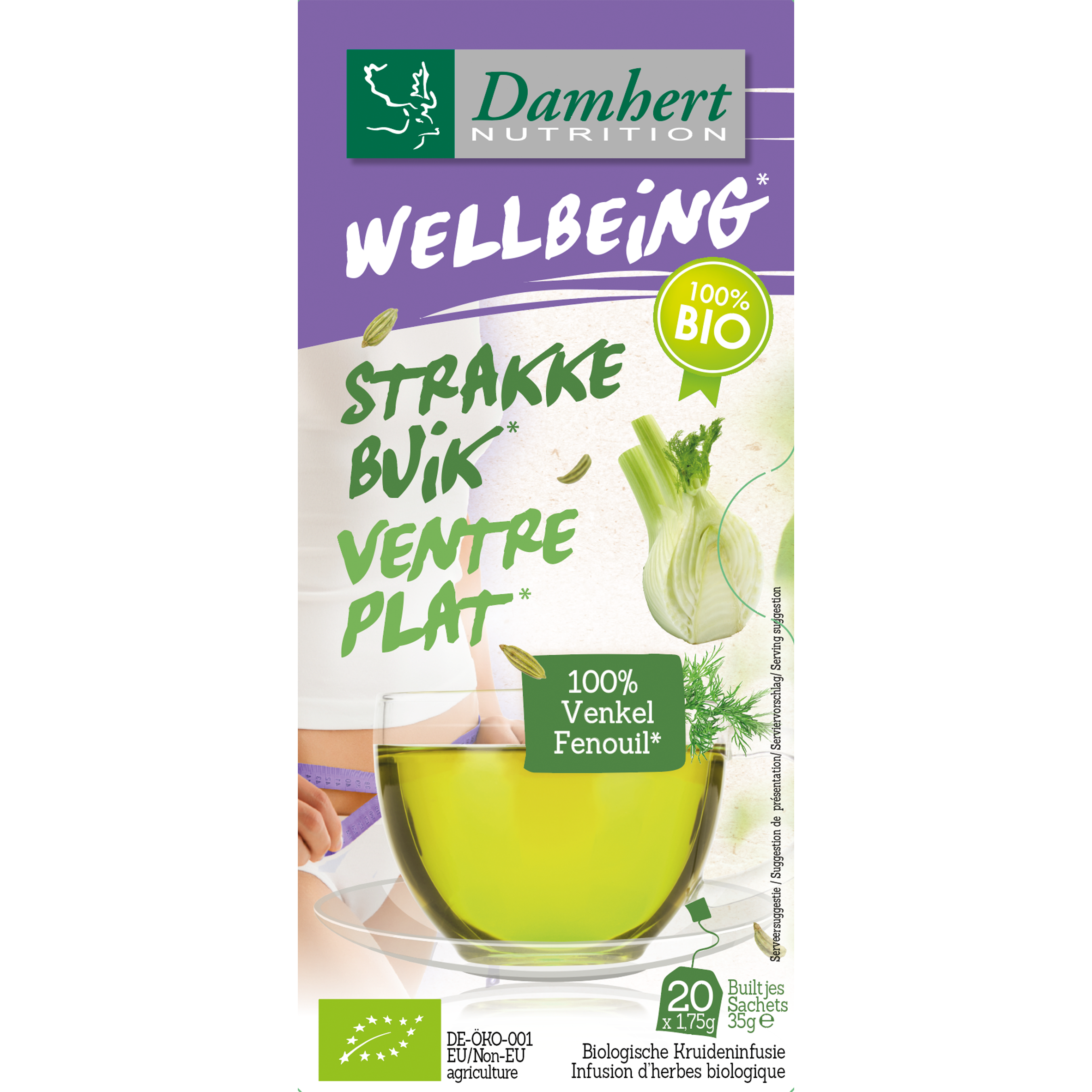 Wellbeing Tea Lapos has Édeskömény BIO