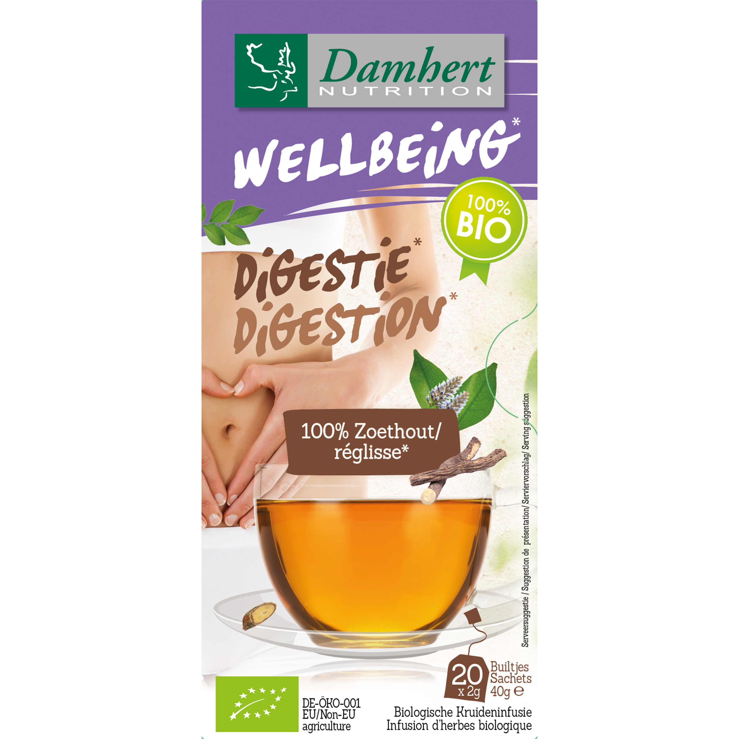 Wellbeing Tea Emésztés Édesgyökér BIO