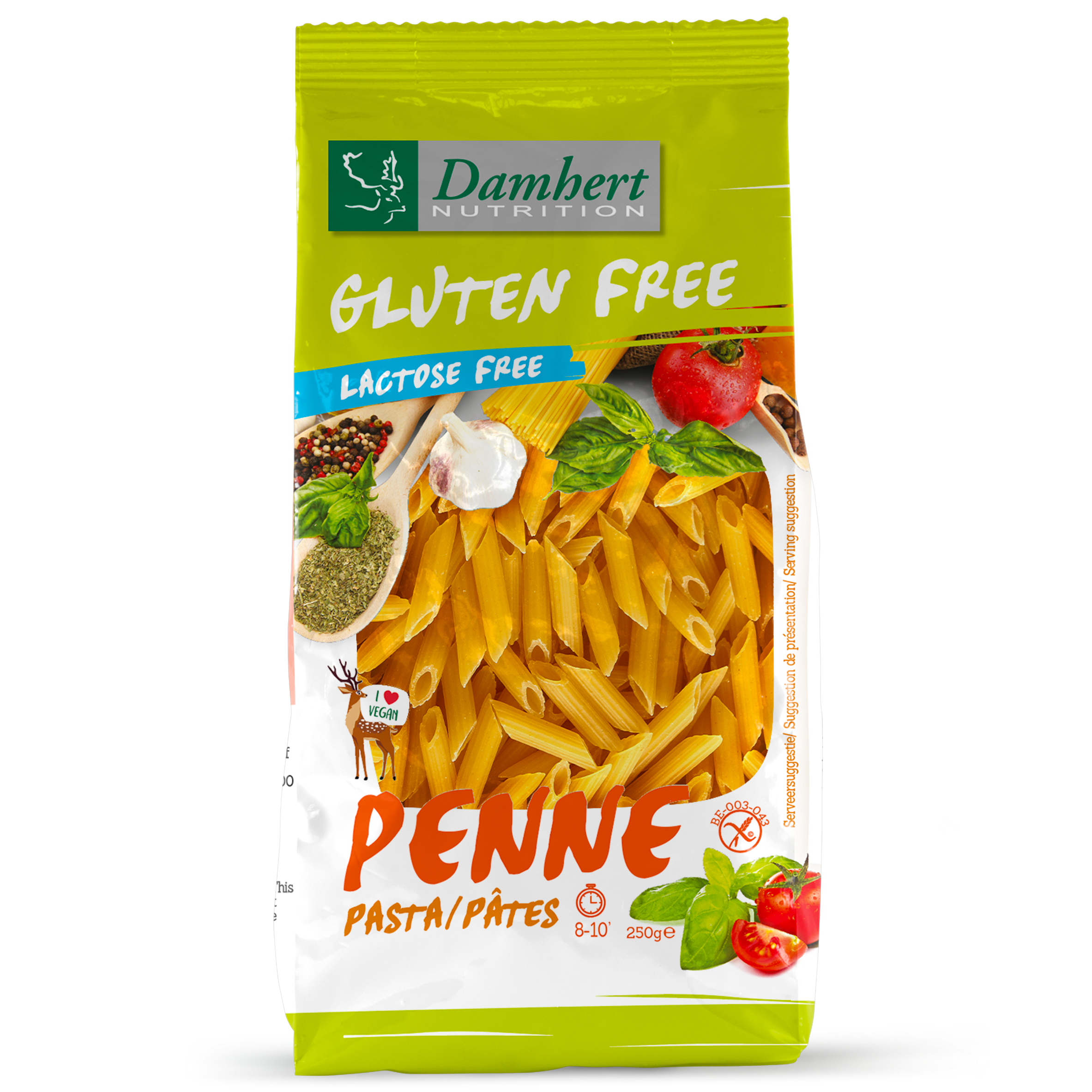 Gluténmentes tészta Penne Laktózmentes