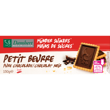 Hozzáadott cukor nélkül Petit Beurre Dark