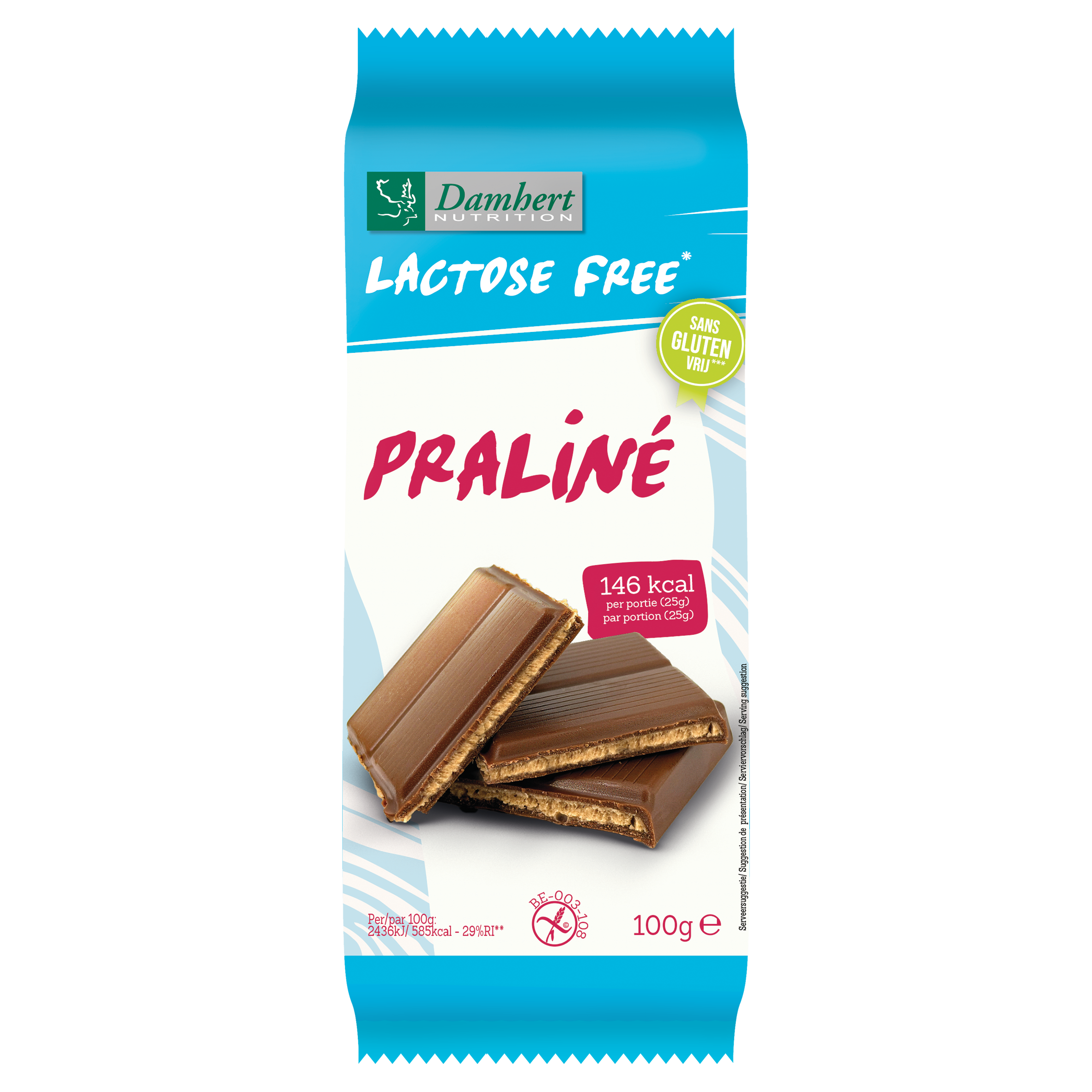 Laktózmentes csokoládé praliné