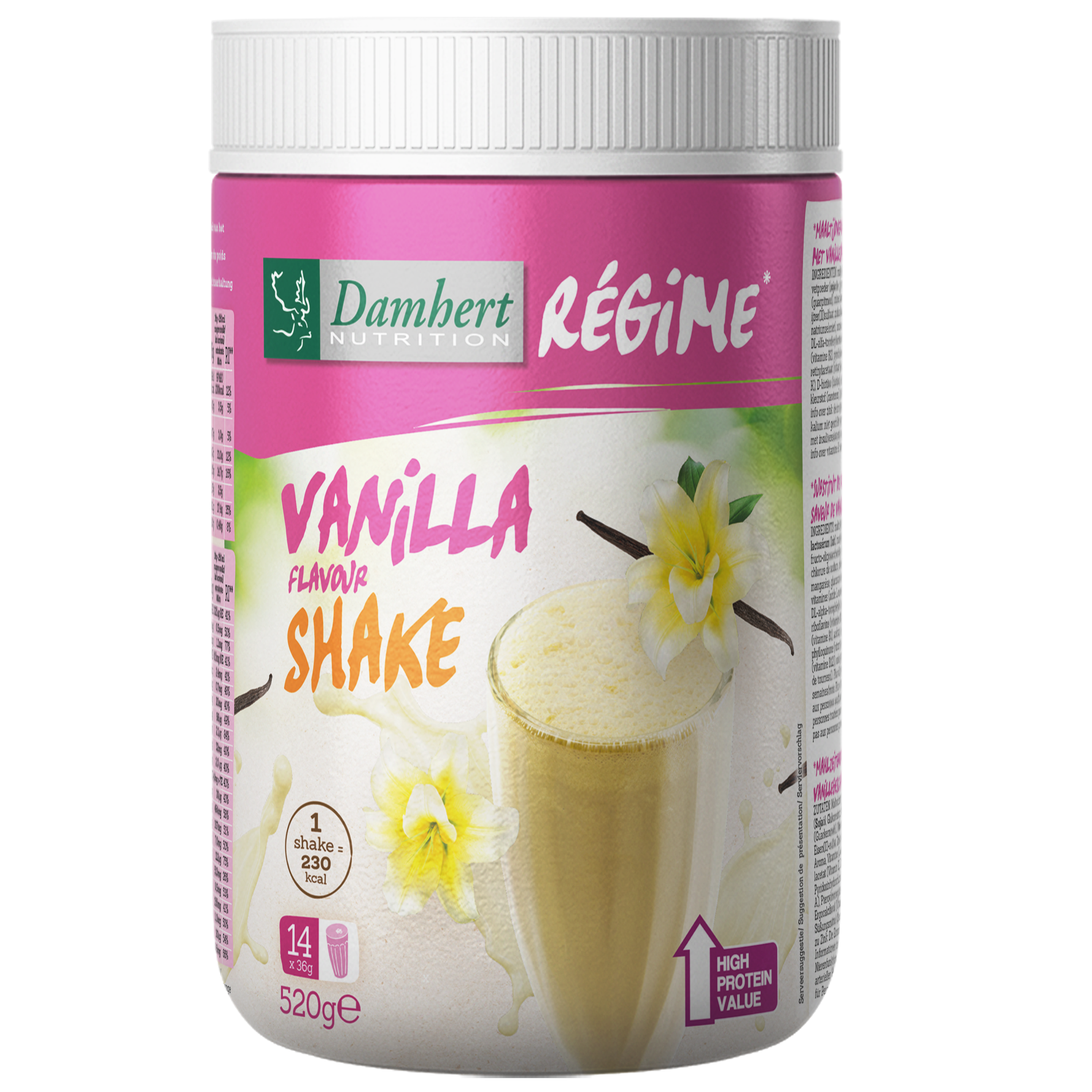 Régime Shake vanília ízű