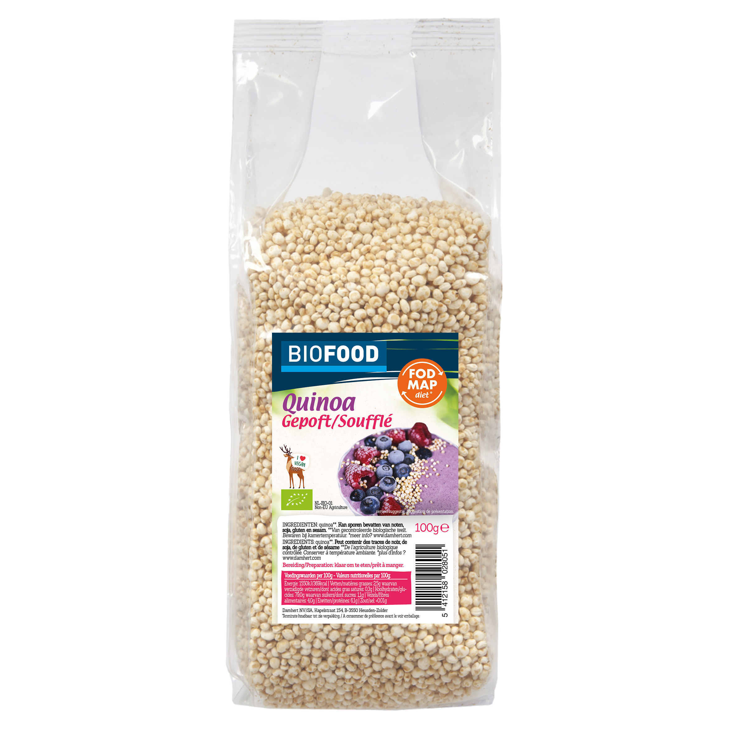 Biofood Puffasztott quinoa BIO