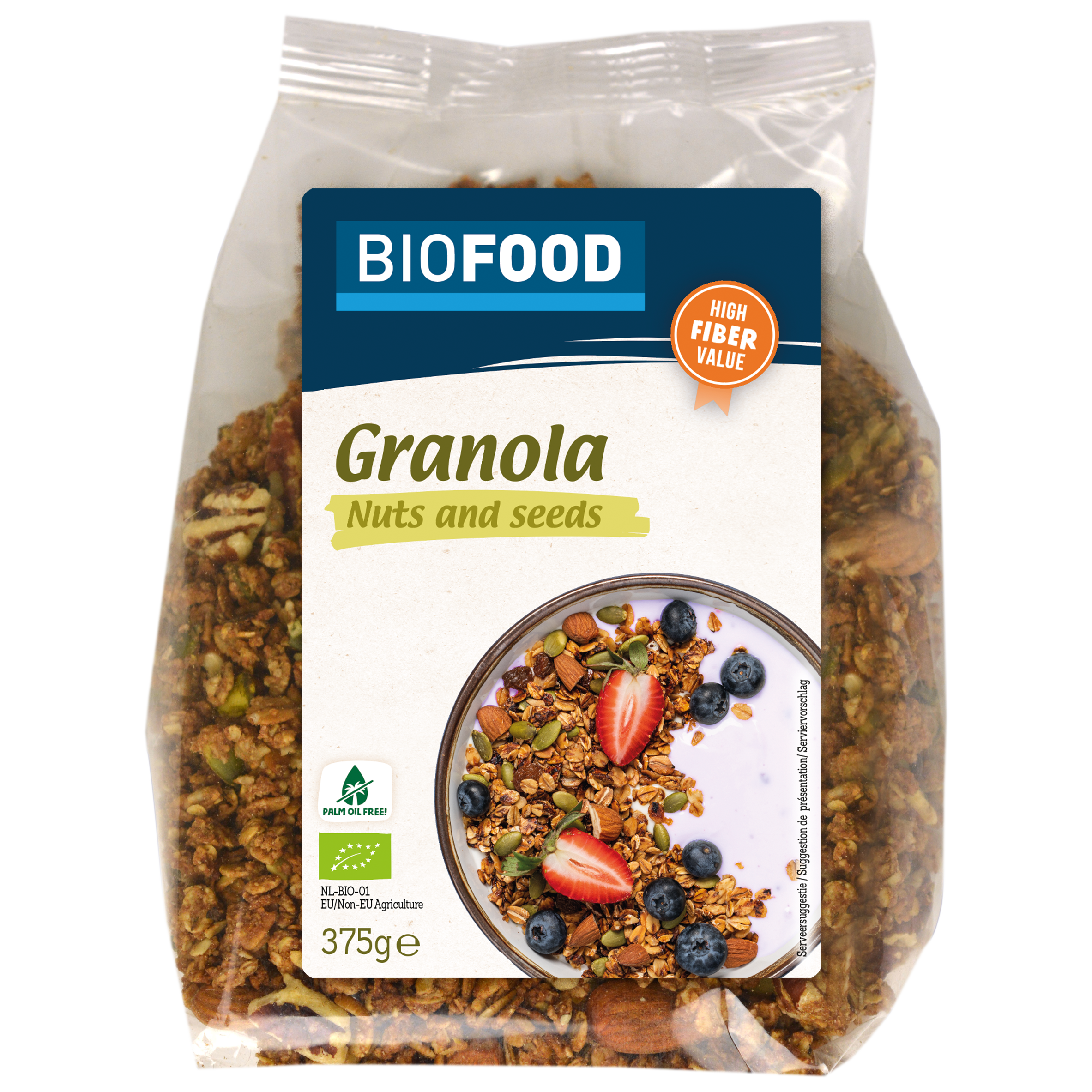Biofood Granola Diófélék és magvak BIO