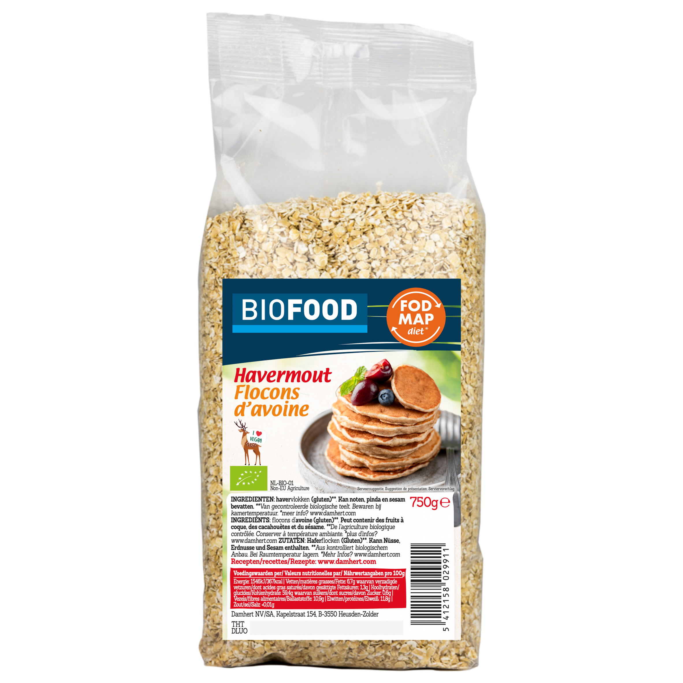Biofood Zabpehely BIO