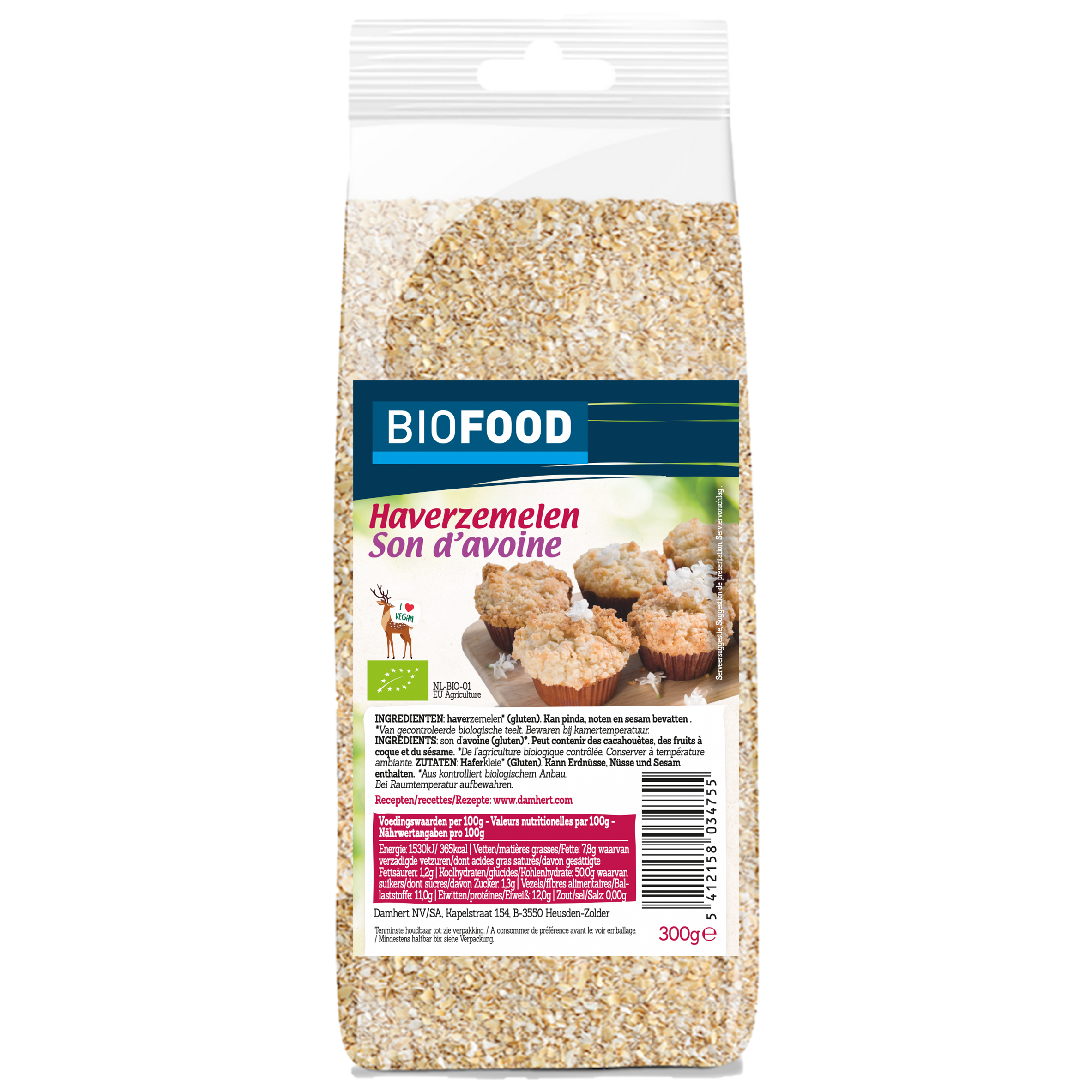 Biofood Zabpehely BIO