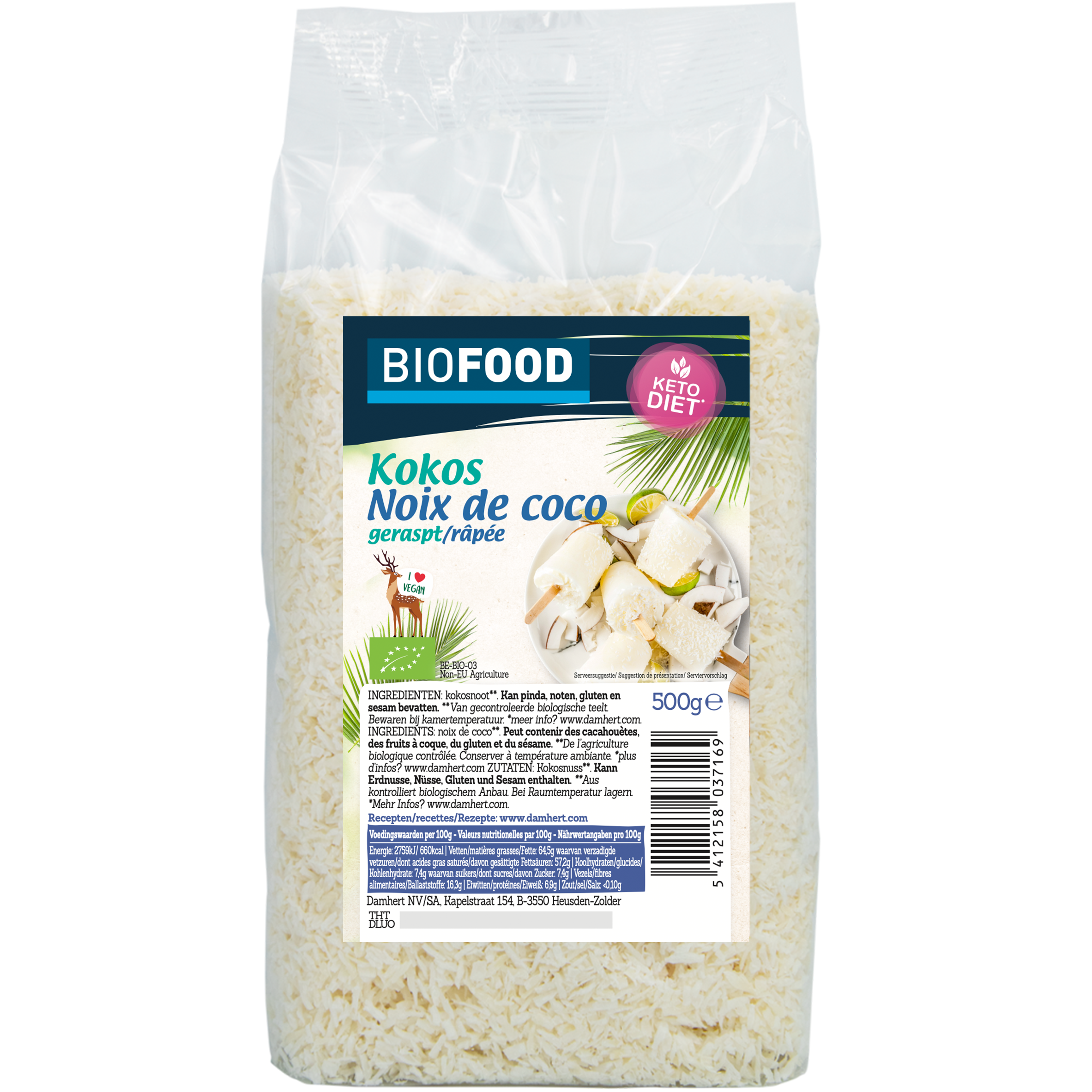 Biofood reszelt kókusz BIO