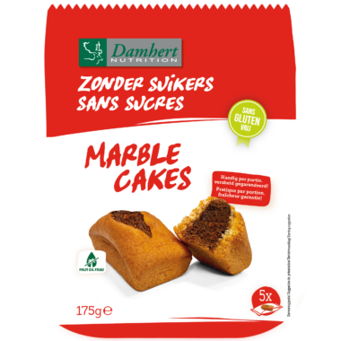 Cukormentes márványos sütemények