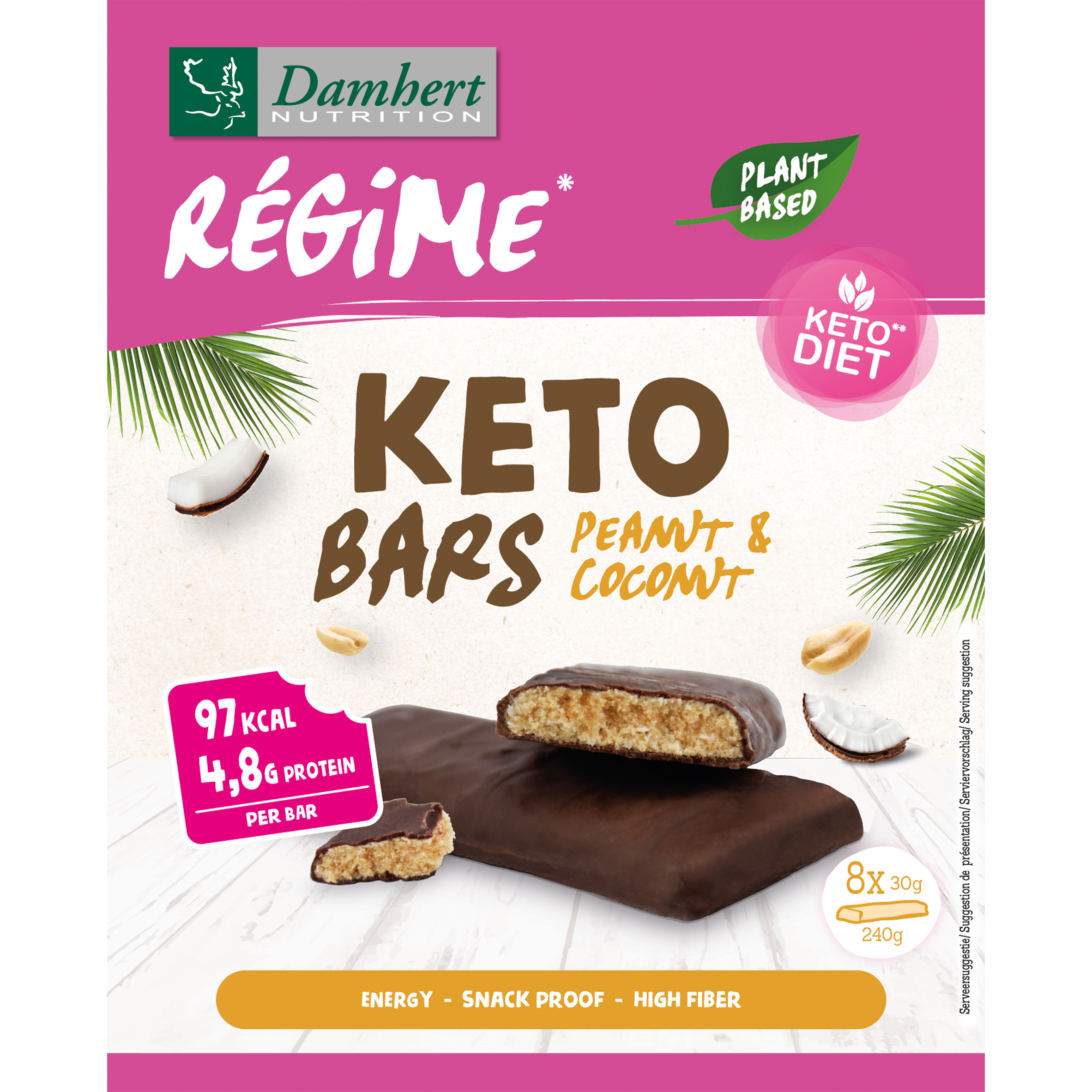 Keto Bars mogyorós-kókuszos