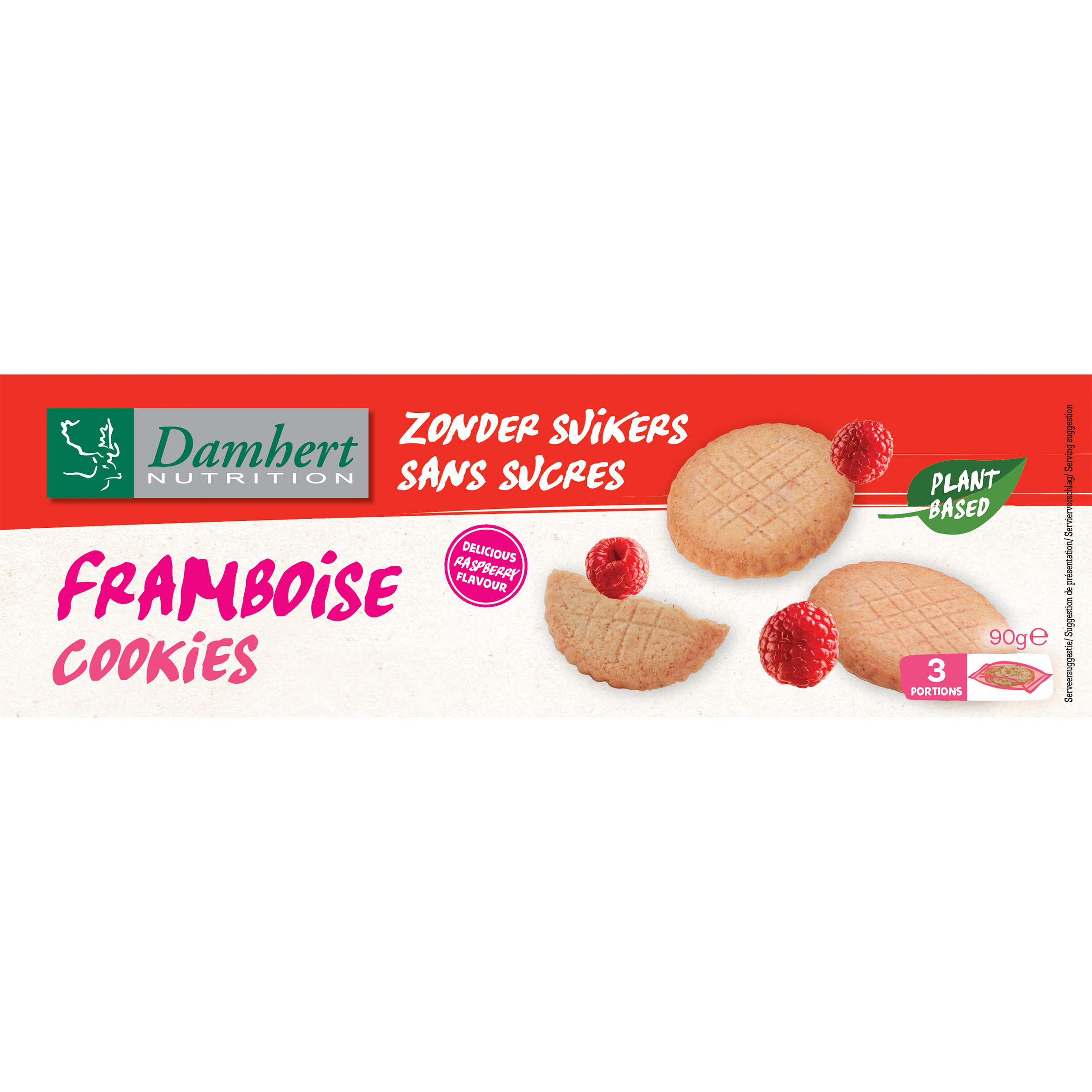 Cukormentes Framboise kekszek