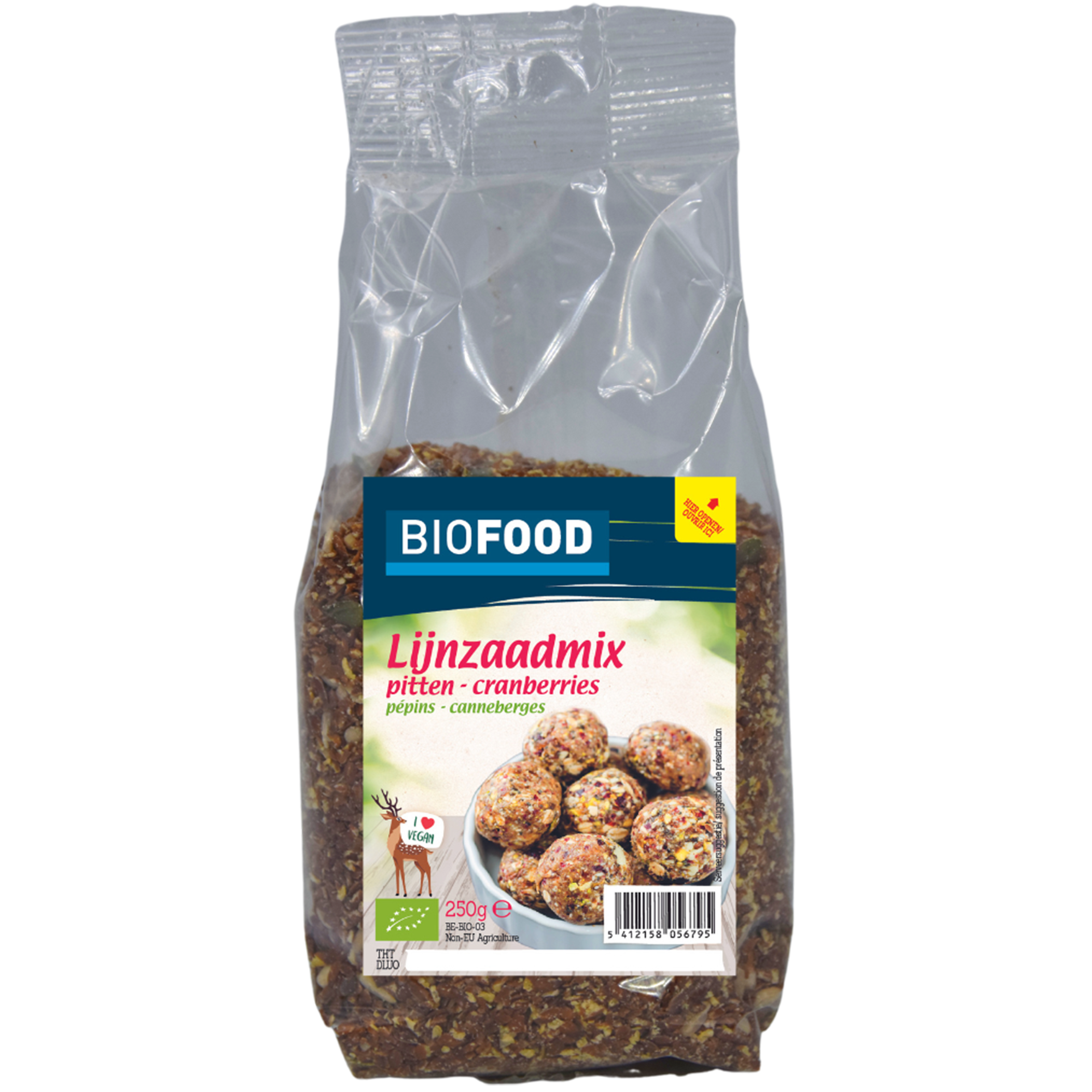 Biofood Lenmagkeverék Magok-Áfonya BIO