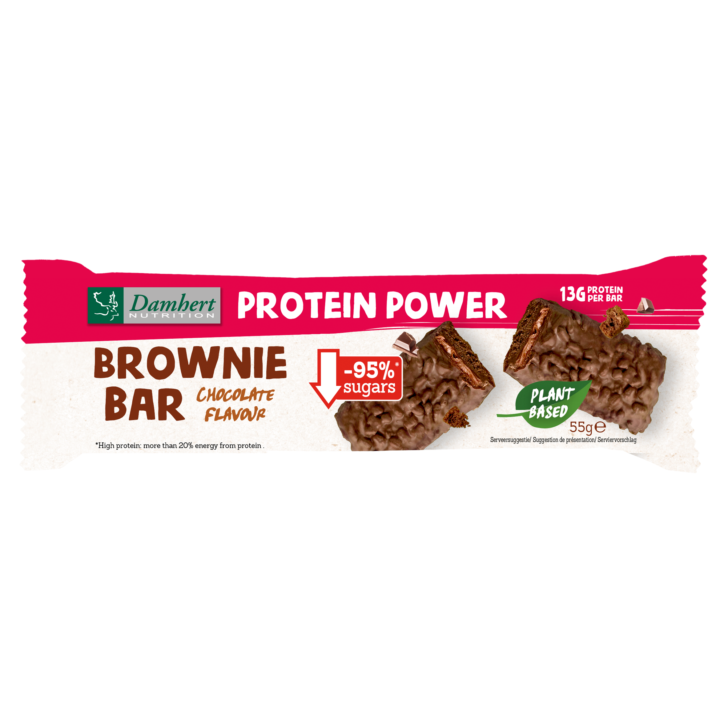 Protein Power Brownie szelet