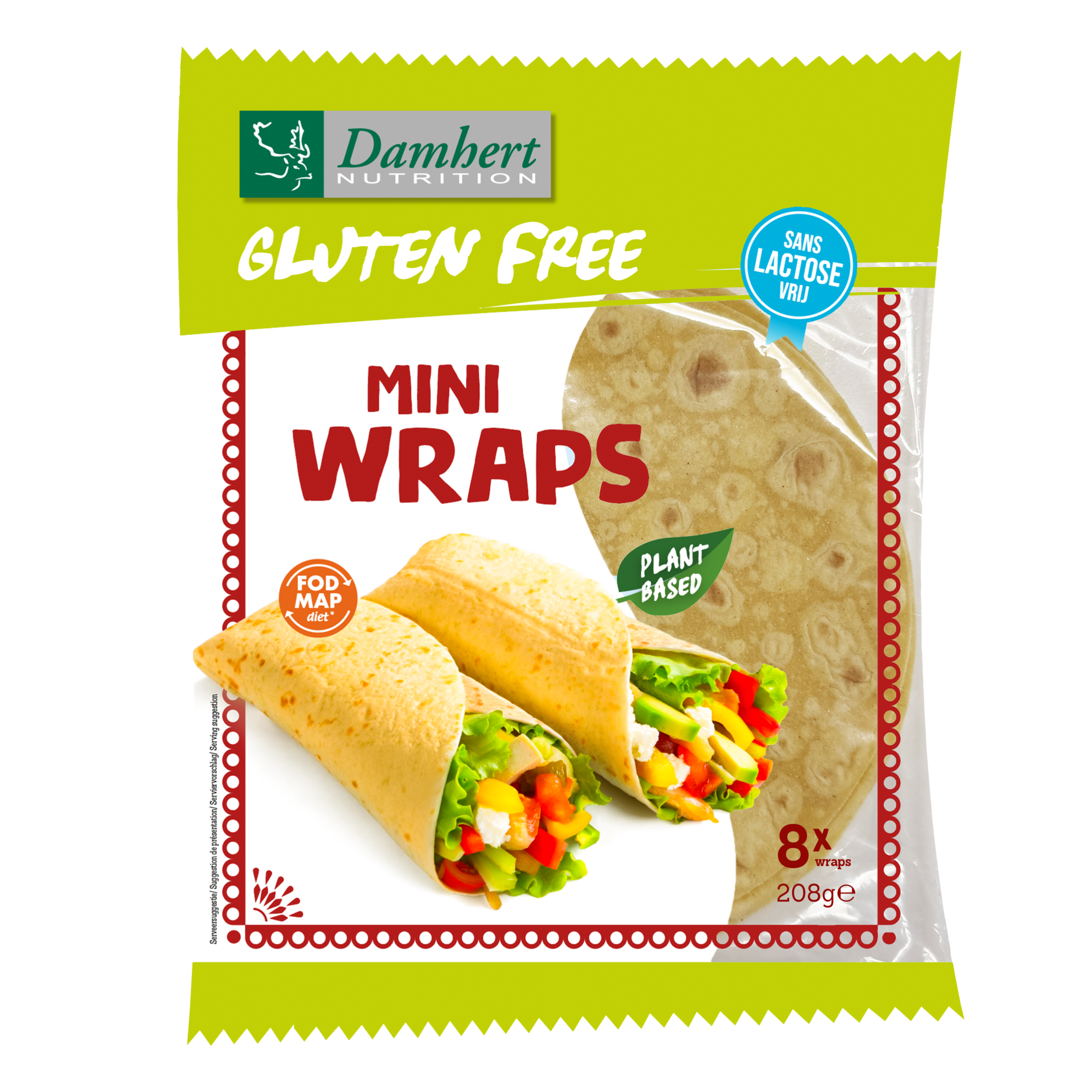 Gluténmentes mini wrapok